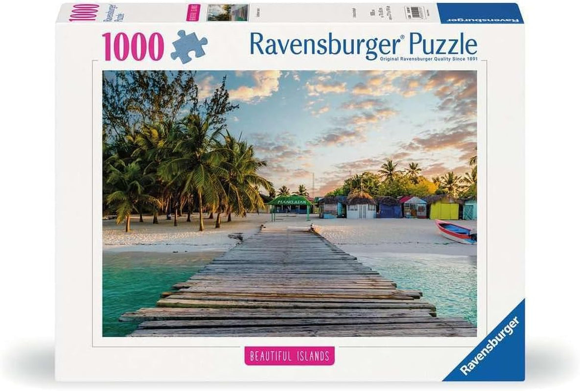Ravensburger Puzzle Beautiful Islands 16912 - Isla del Caribe - Puzzle de 1000 piezas para adultos y niños mayores de 14 años Puzzle Naty Shop Nuevo Diseño