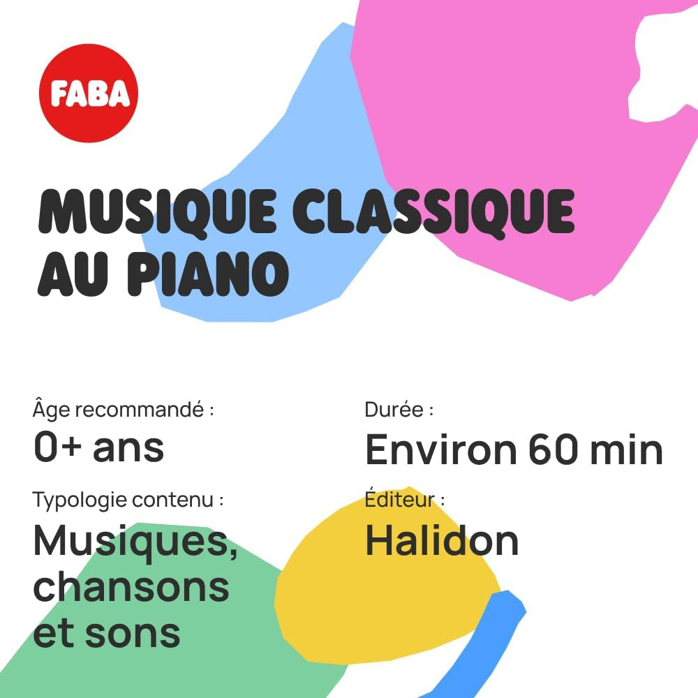 - Personaje sonoro, música clásica de piano, juguete, contenidos de aprendizaje para niños a partir de 0 años, versión francesa, FFF30013 Juguetes Bebe Naty Shop