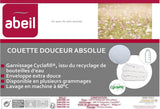 Abeil 15000000325 Almohada, blanco, blanco, 240 X 260 cm Edredones y colchas Naty Shop