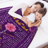 Regalos para mamá, regalo de aniversario para parejas, mujeres hermosas, esposos, hermanas y madres, seguridad ideal para el día de la madre, día de San Valentín y Navidad Camas y mantas de 50 X 60 pulgadas Yasrlvun