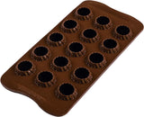 Silikomart 199384, Molde Chocolate 3D Cocina Llama Naty Shop