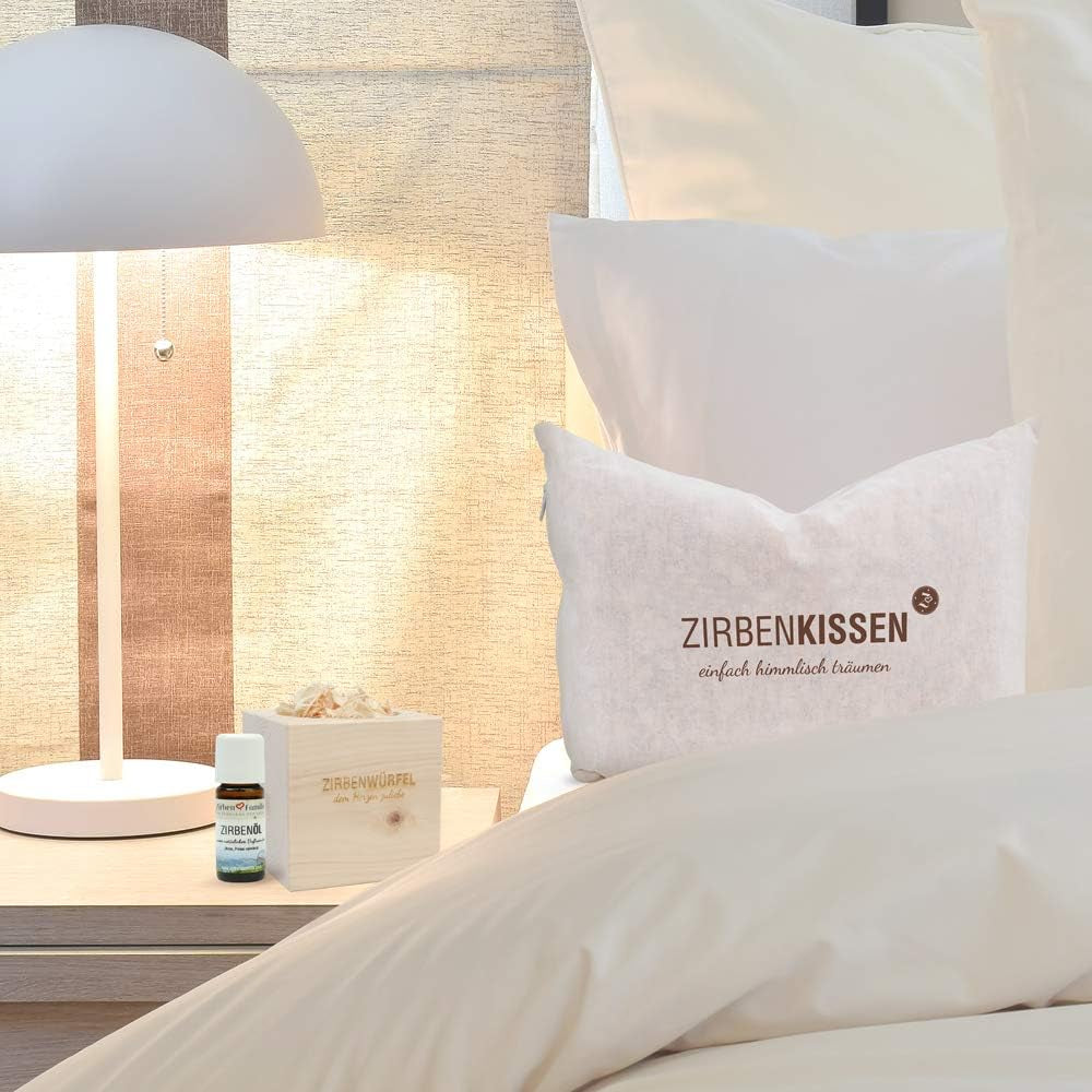 Familia del pino piñonero Almohada de pino piñonero Simply Heavenly Dreaming 30X20 cm, madera, natural, 1 unidad (1 paquete) Naty Shop almohadas estándar