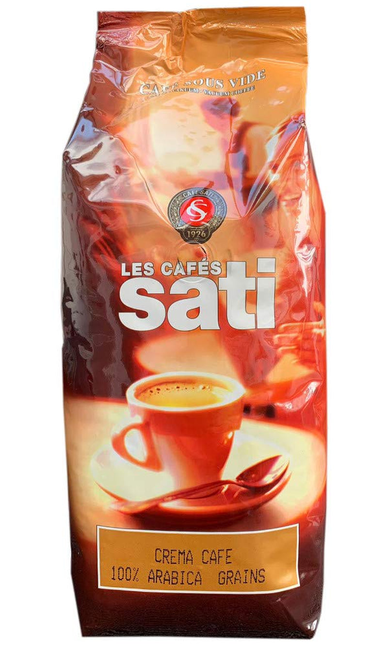 Café Sati Crema 100% Arábica - Café en grano para máquinas de café totalmente automáticas