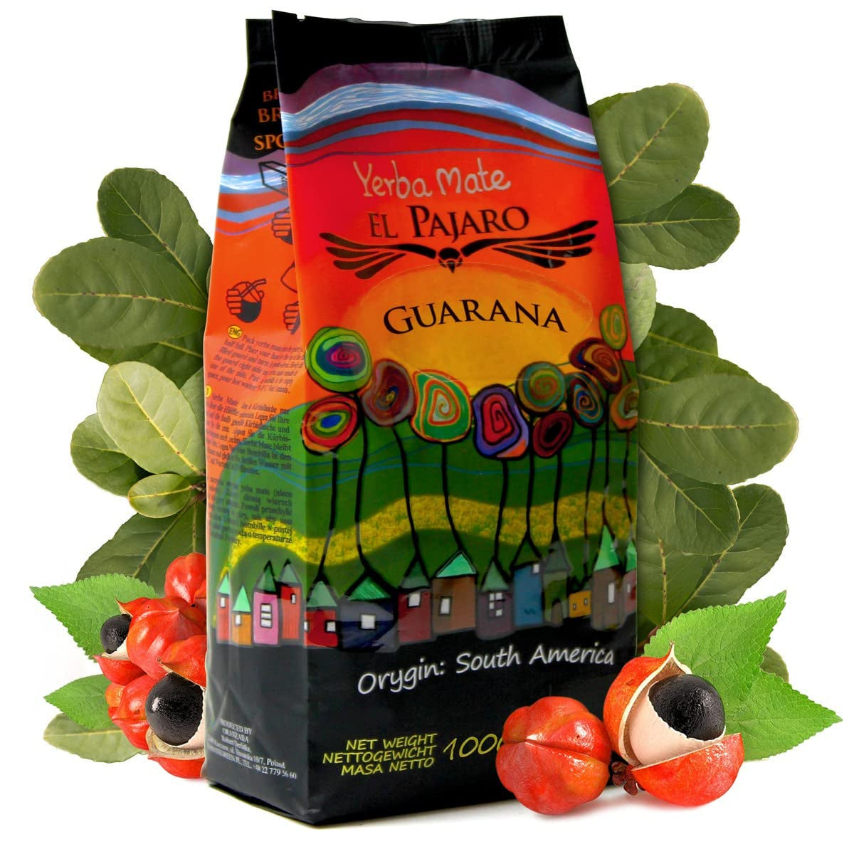 Guaraná 1000 g | Mate de Paraguay | Fuerte, con catuava, guaraná en polvo, lima | Extra fuerte, tonificante, alta estimulación.