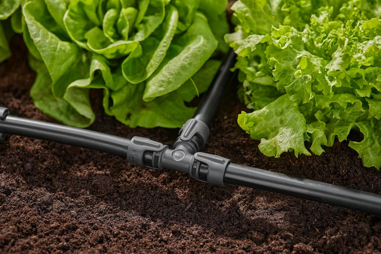 Sistema de riego por microgoteo Gardena, pieza en T de 13 mm (1/2"): conector para tubos de alimentación de 13 mm, rama en T, riego automático, reutilizable (13201-20)