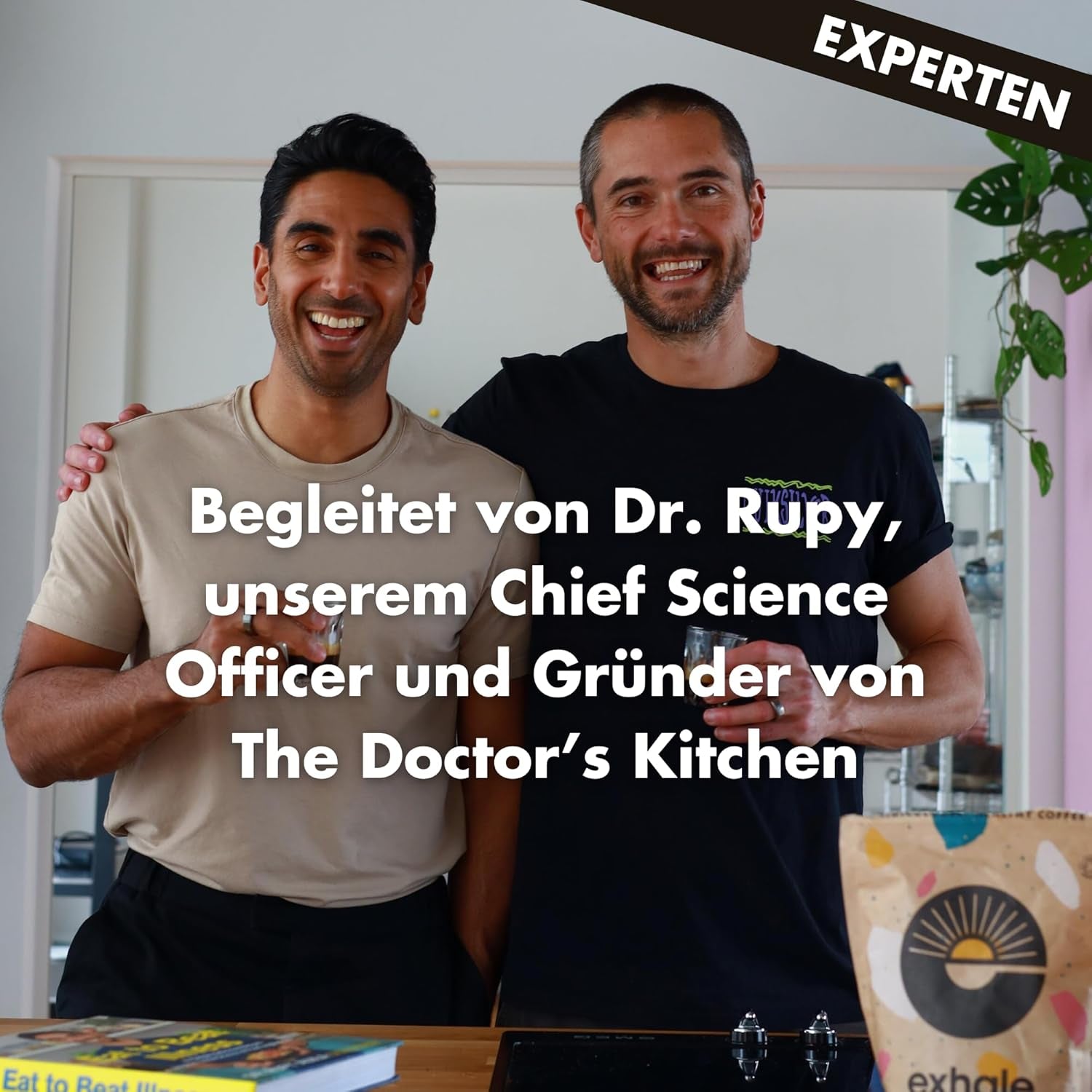 EXHALE Bio GANZE BOHNEN – Dunkel Gerösteter Kaffee – Paquete de 450 g – Mykotoxinfrei & Geeignet für Bulletproof Coffee – Single Origin y 100% Arábica Bohnen