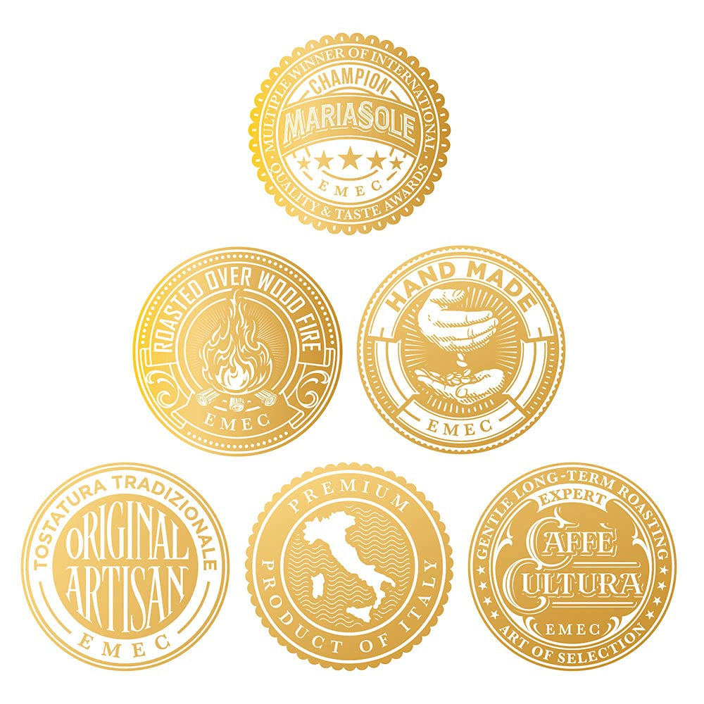 Café Espresso Ecológico, Sobres de 250g - Tostado Tradicional a Leña, Artesanal - Café en Grano Ecológico Premium para Cafeteras Automáticas Espresso y Portafiltro
