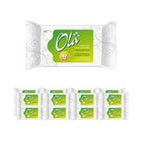 Papel higiénico húmedo OLA - (1X40 piezas) Toallitas húmedas - extracto de manzanilla y ácido láctico, lavables, piel sensible - 40 piezas