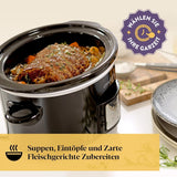 Olla de cocción lenta digital Crockpot, 3,5 L (3 a 4 personas), CSC113X Olla de cocción lenta Naty Shop