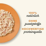 Applaws Nassfutter 100% natural para Katzen, Hühnerbrust mit Tunfischfilet in Brühe - Paquete con 12 bolsas de 70 g