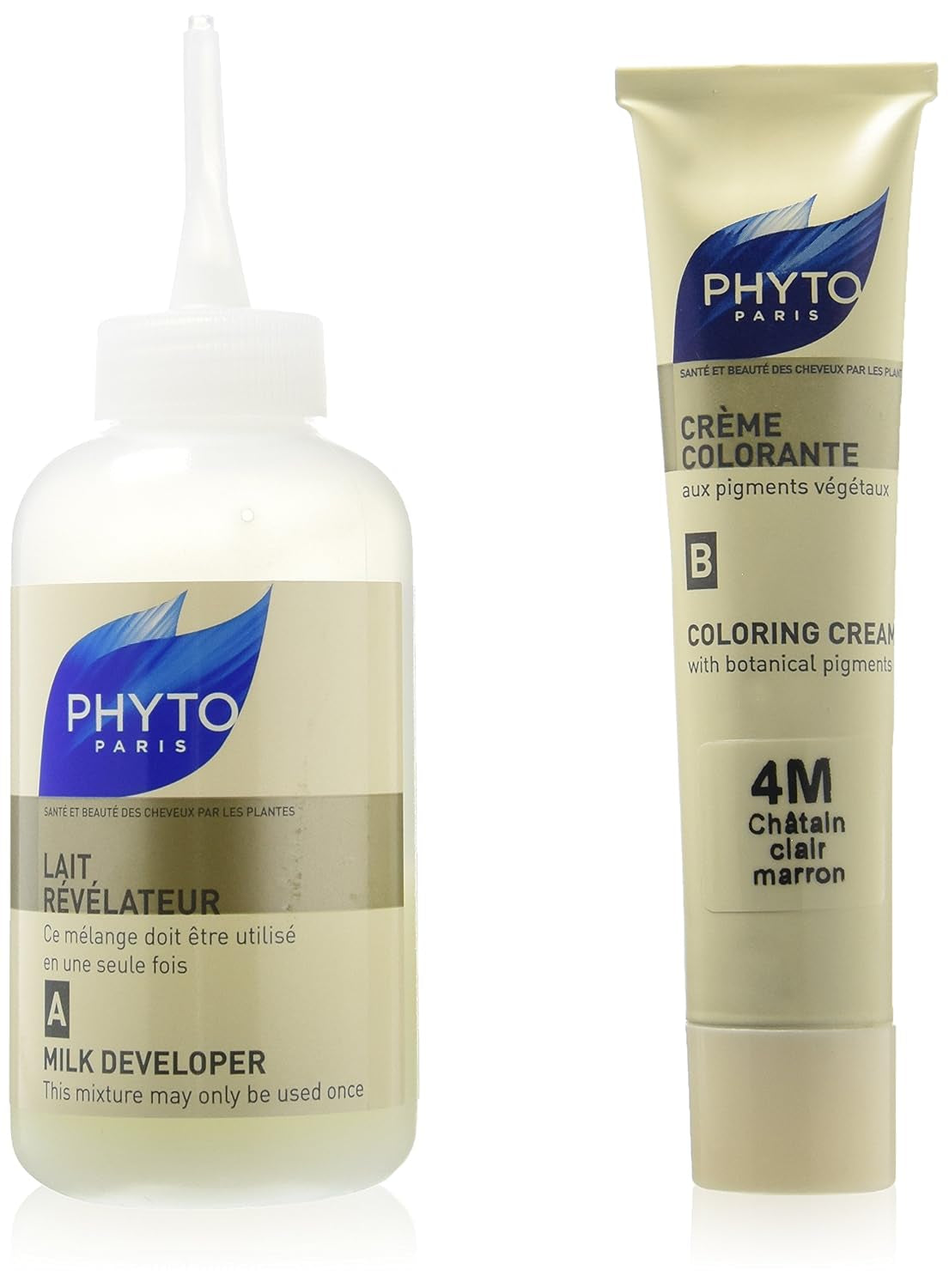 Tinte permanente 5.3 Castaño Claro Dorado Naty Shop Tinte para el cabello multicolor