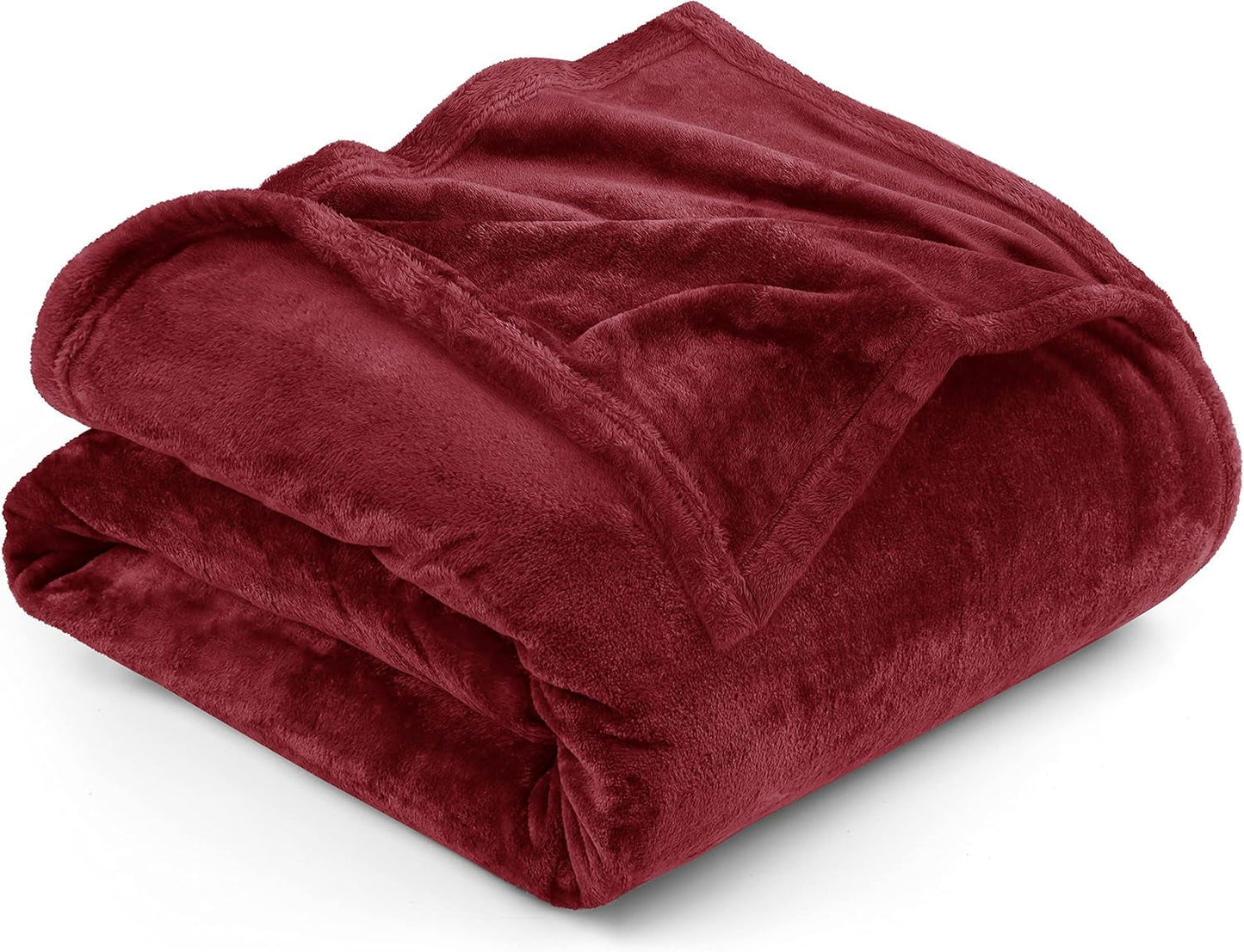 Utopia Ropa de cama Acogedora manta polar [228 x 228 cm, gris] Manta suave, ligera, cálida y esponjosa Manta cómoda y transpirable para cama, sofá, camas y mantas Besuche den Utopia Bedding-Store Borgoña 150 x 200 cm