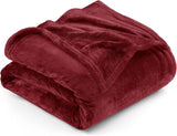 Utopia Ropa de cama Acogedora manta polar [228 x 228 cm, gris] Manta suave, ligera, cálida y esponjosa Manta cómoda y transpirable para cama, sofá, camas y mantas Besuche den Utopia Bedding-Store Borgoña 150 x 200 cm
