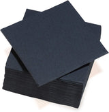 - Servilletas de papel Tex Touch - Negro - Servilletas certificadas Fsc® - Reciclable y Biodegradable - Juego de 40 servilletas negras grandes 38 X 38 Cm