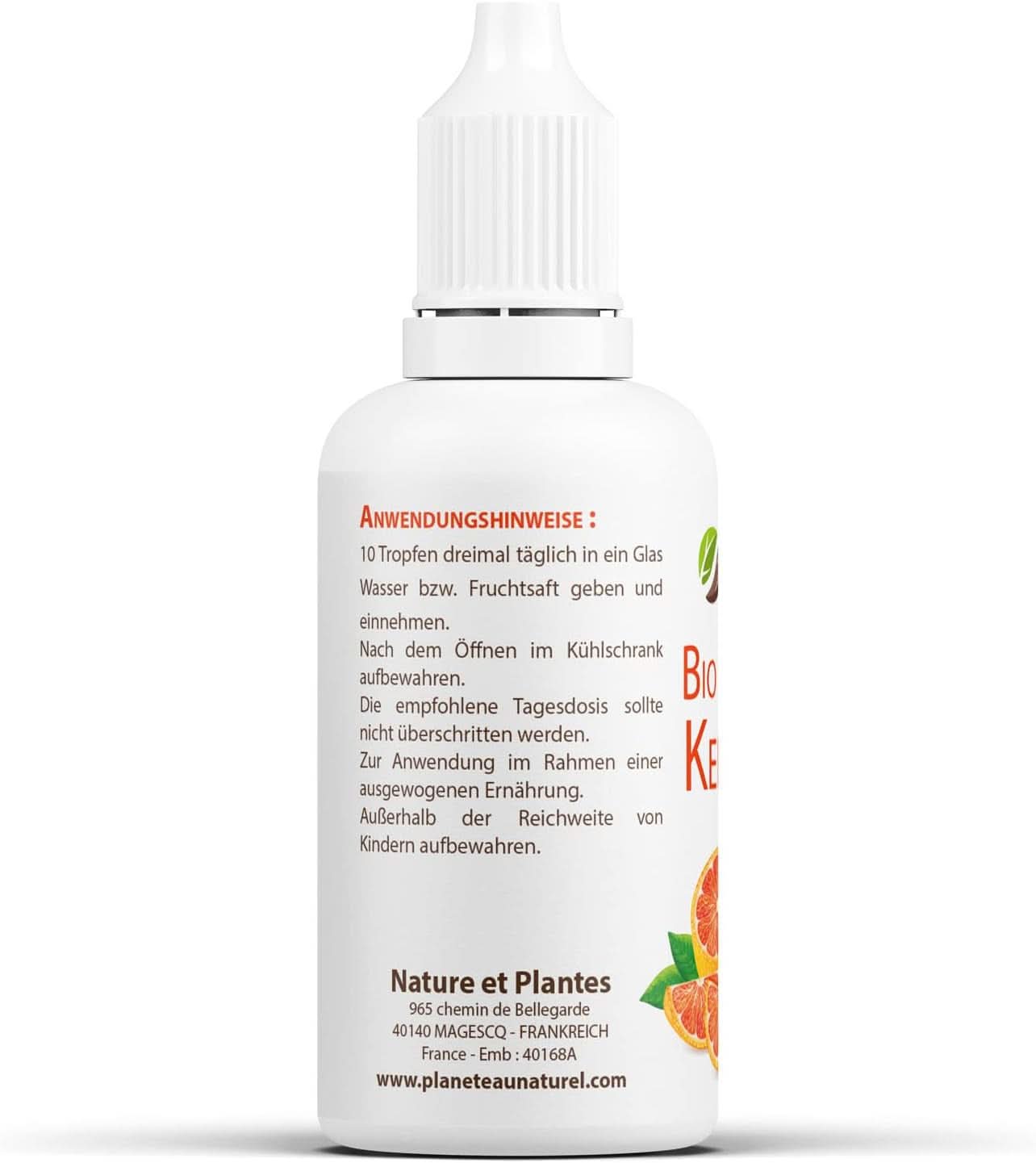 Extracto de semilla de pomelo ecológico 50 ml - sin alcohol Arome Naty Shop