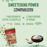 Stevia + Eritritol Edulcorante 1:3, 1G = 3G Azúcar, 850 gramos Edulcorantes Naty Shop
