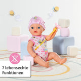BABY Born Lena (Little Baby Girl) 36Cm, Muñeca 7 funciones para niños a partir de 1 año, funciona sin pila, muñeca grande 36cm Muñecas Naty Shop