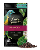 Café Quindio Gourmet - Café Especial - Café 100% Arábica en Grano, Colombia, 250g - ideal para máquinas portafiltro, máquinas totalmente automáticas, café filtrado o prensa francesa