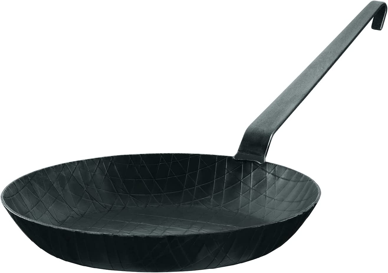 RÖSLE Sartén de Hierro Forjado Serie 1888, Alta Calidad, Borde Alto para Patatas Fritas Crujientes y Carne Asada Rápidamente, Apta para Grill y Ollas y Sartenes de Inducción Naty Shop