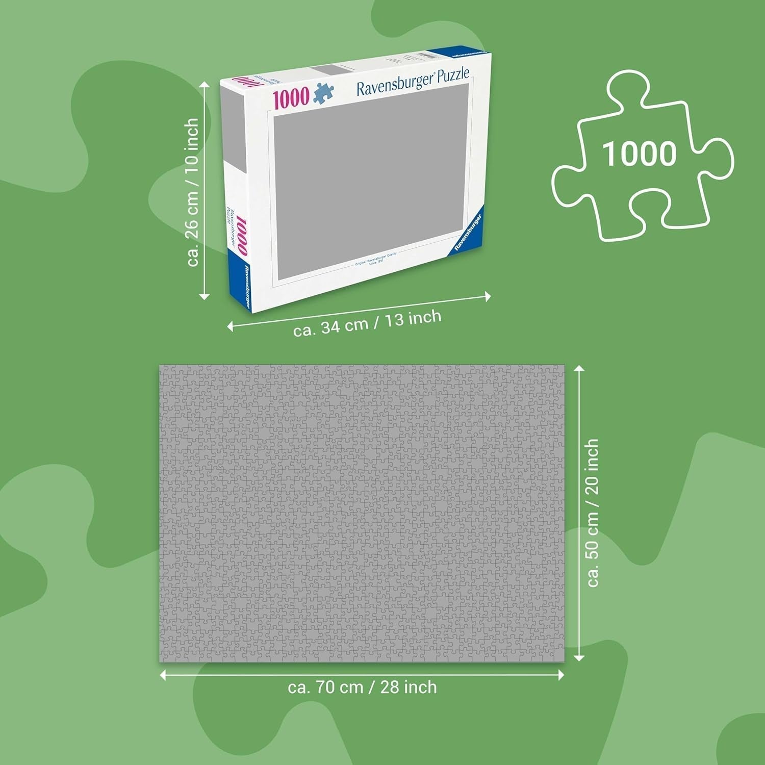 Puzzle Ravensburger para adultos de 1000 piezas - Color a color Puzzle Naty Shop