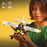 LEGO Technic Avión de hélice, juguete de construcción para niños, regalo para niños y niñas de 8 años, motor de pistón de 4 cilindros, avión de hélice giratoria, modelo 42198, juegos de construcción Besuche den LEGO-Store