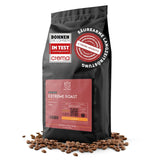 KING'S COFFEE - TOSTADO EXTREMO - Granos de espresso Intenso - acidez muy baja - tostado en pequeños lotes procedente de Italia - granos de café para máquinas totalmente automáticas y portafiltros - 1 kg