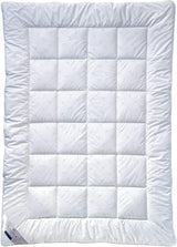 Billerbeck Edredón De Fibra King E21 - Edredón De Fibra Refinada De Aloe Vera - Edredón Para Todas Las Estaciones De 135 X 200 Cm Con Calidez Media, Blanco Naty Shop Edredones Y Edredones Individuales 135 X 200 Cm Cálido (W)