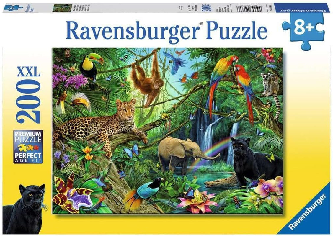 Ravensburger Puzzle para niños - 12660 Animales en la selva - Puzzle de animales para niños a partir de 8 años con 200 piezas en formato Xxl Puzzle Naty Shop Título predeterminado