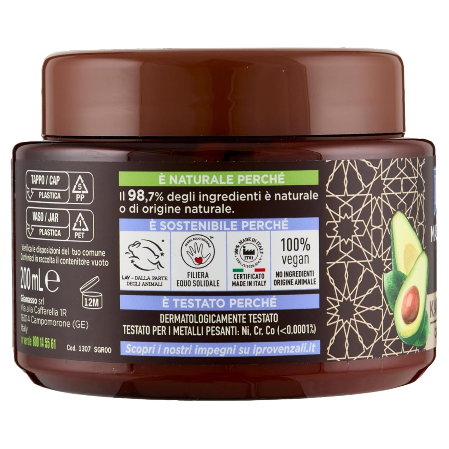 Set de 6 mascarillas capilares con manteca de karité, precio/100ml: 17,47 euros Mascarilla capilar Naty Shop de 200 ml