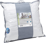 Badenia Trendline Eco Pillow Aerelle Blue 80 X 80 Cm, blanco, certificado Oeko-Tex, producido según el estándar de calidad alemán Naty Shop almohadas estándar