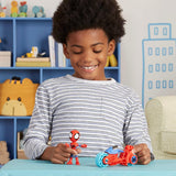SPIDEY y SUS AMAZING FRIENDS Figura de Moto Spidey de Marvel, Juguete para niños y niñas de 3 años en adelante Figuras de acción Naty Shop