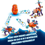 LEGO Dreamzzz Izzies 3 en 1, animales de ensueño, huevo mágico con minifiguras y figuras de animales de Izzy y Dizzy, juego de fantasía, regalo para niñas y niños de 8 años 71481 Juegos de construcción Besuche den LEGO-Store