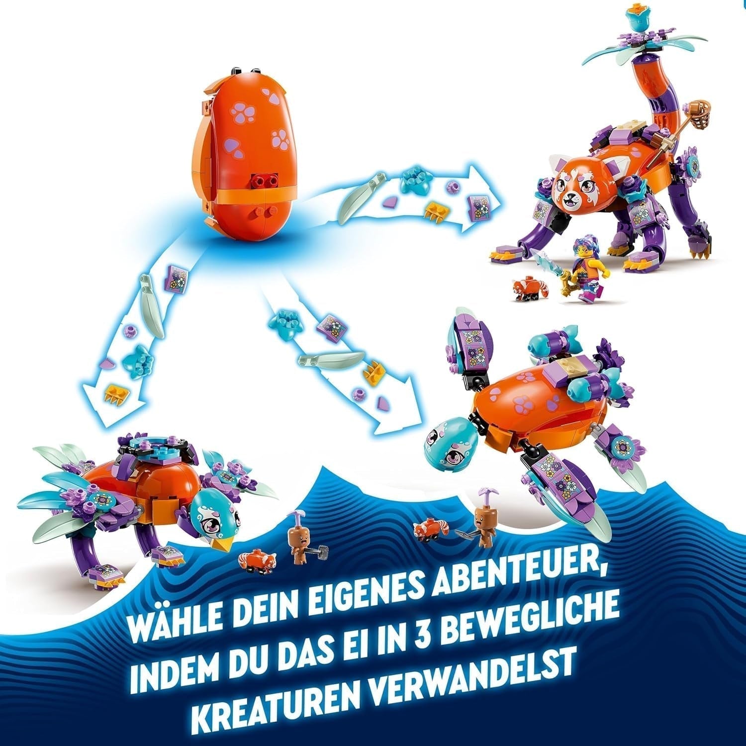 LEGO Dreamzzz Izzies 3 en 1, animales de ensueño, huevo mágico con minifiguras y figuras de animales de Izzy y Dizzy, juego de fantasía, regalo para niñas y niños de 8 años 71481 Juegos de construcción Besuche den LEGO-Store