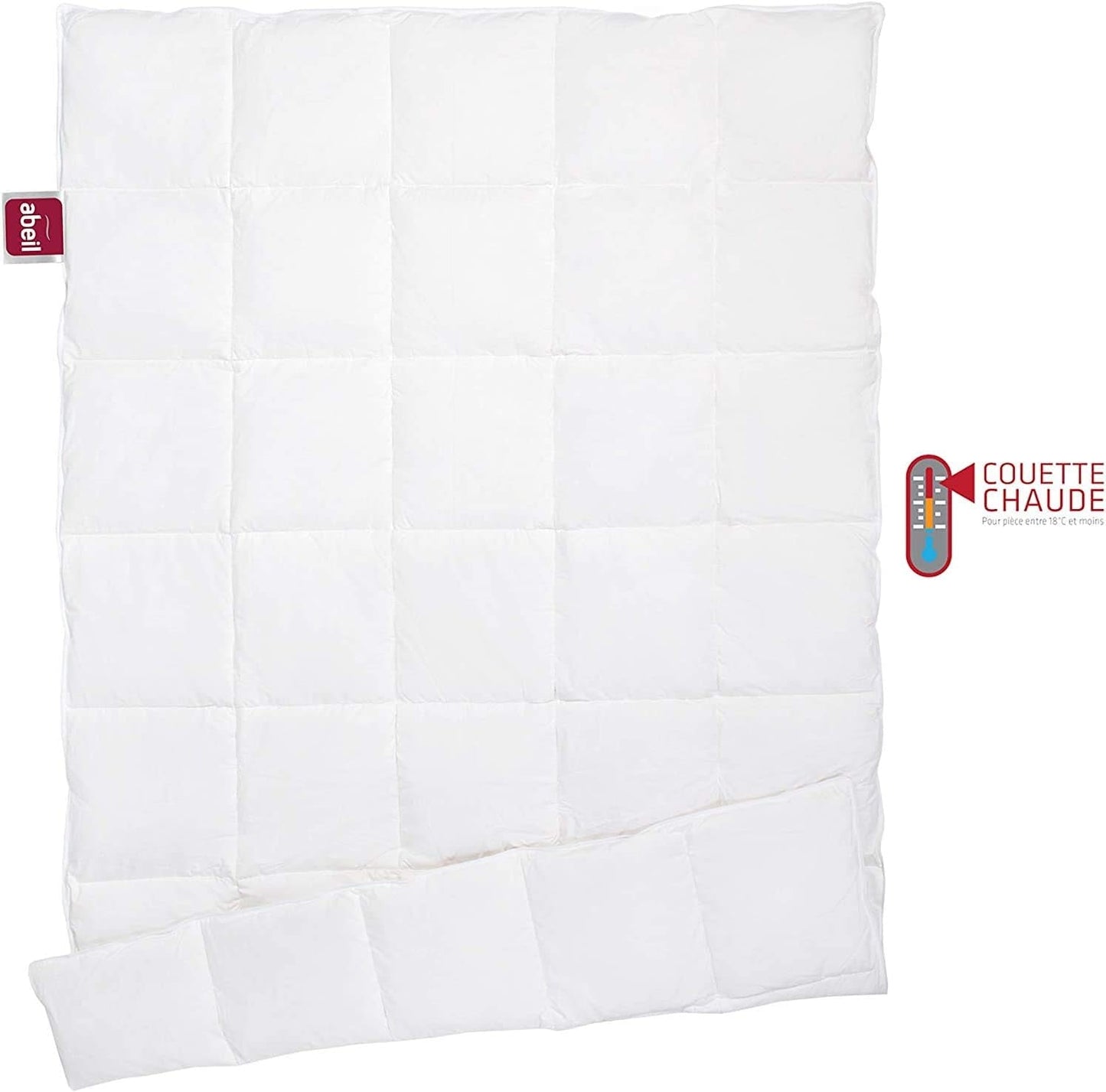 Abeil Edredón Premium Ultima Comfort Algodón Percal, 200 X 200 Cm Edredones y colchas Naty Shop