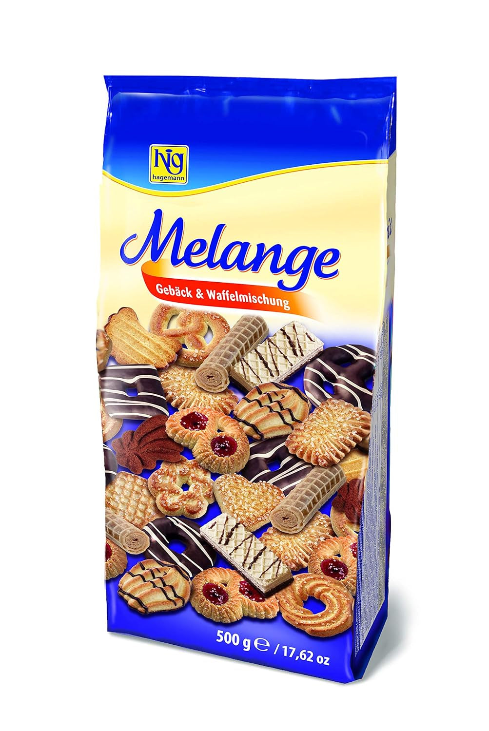 Mezcla para barquillos Melange, chocolate, 500 g