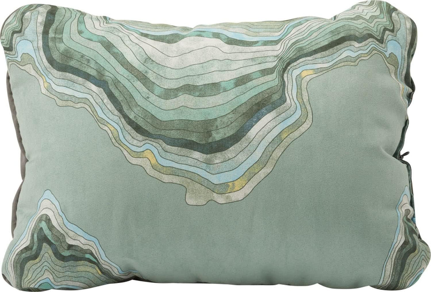 Almohada compresible Therm-A-Rest Cascade con cordón, almohada para acampar, color: Topowave, tamaño: L Naty Shop Topowave L almohadas de viaje (38 x 56 x 18 cm)