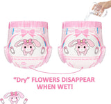 Pañales estampados para adultos 5500-5800 ml, 10 piezas - Baby Usagi (XL)