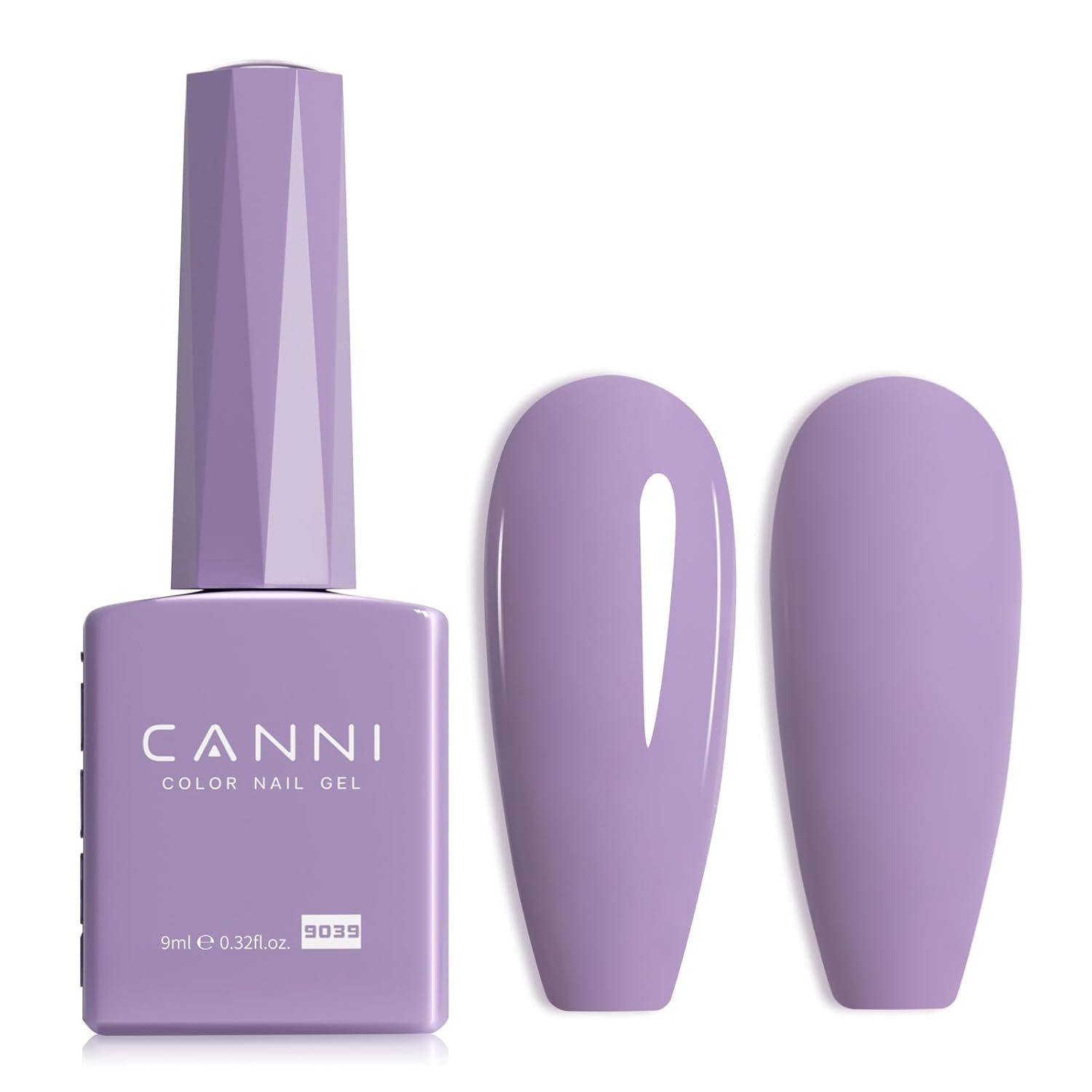 CANNI esmalte de uñas en gel, semipermanente, morado oscuro, esmalte de uñas, gel UV, remojo, manicura
