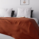 Soleil D'Ocre, Adele, colcha, funda para sofá, algodón, rojo ladrillo, 220 X 240 Cm Camas y mantas Besuche den Soleil d'ocre-Store