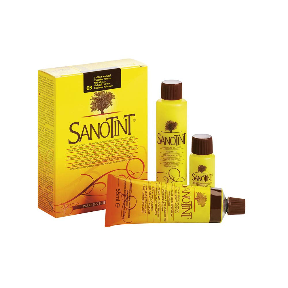TINTA COLOR SENSIBLE 03 MARRÓN NATURAL - 3 paquetes - 3 x 125 ml Tinte para el cabello Naty Shop Título predeterminado