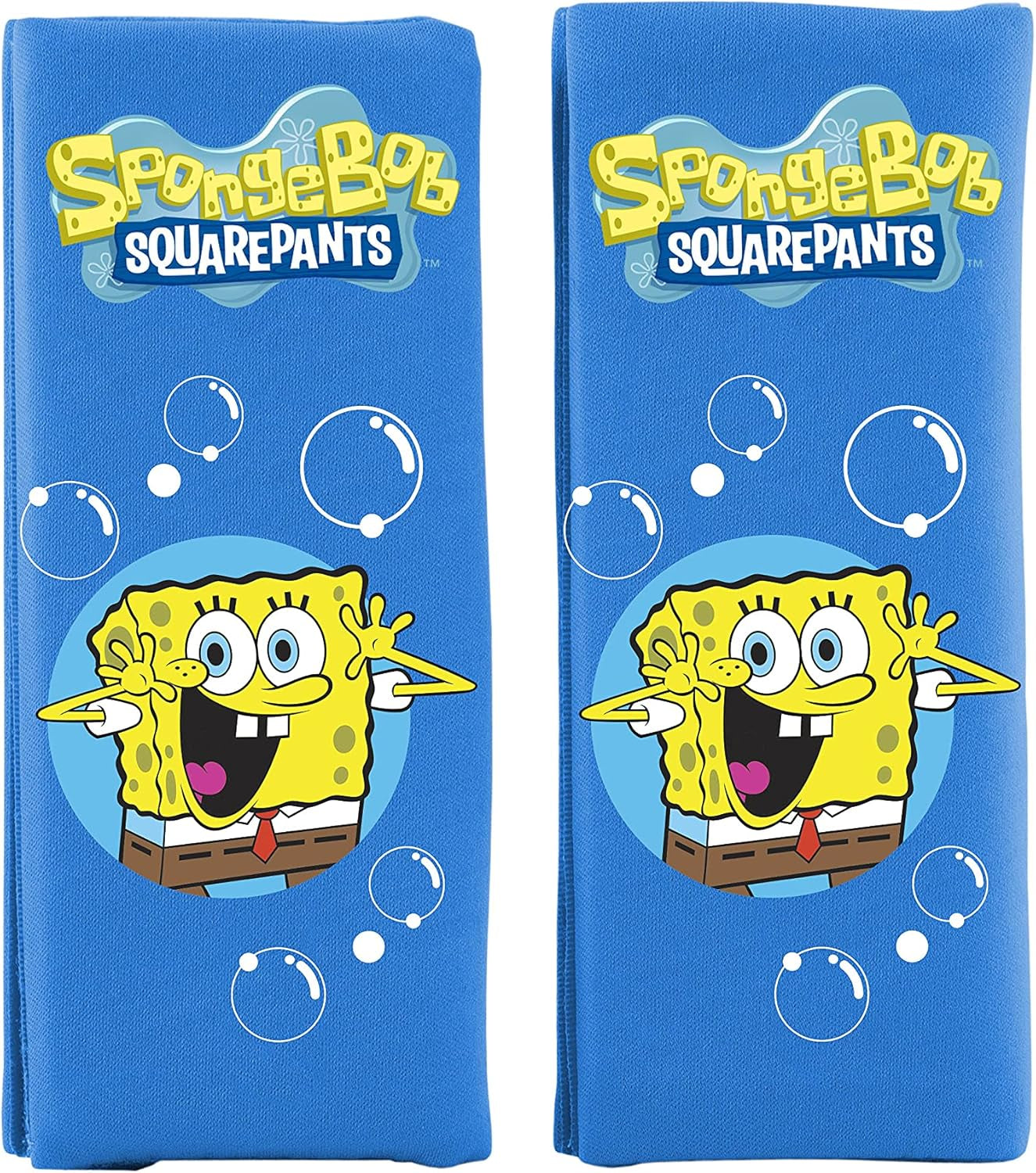 Bob Esponja Almohada cervical Bob Esponja para niños. Almohadas de viaje súper cómodas azul Almohadas de viaje Naty Shop Mini almohada para cinturón
