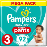 Pañales Pampers 81657566 Baby-Dry Pants, blanco