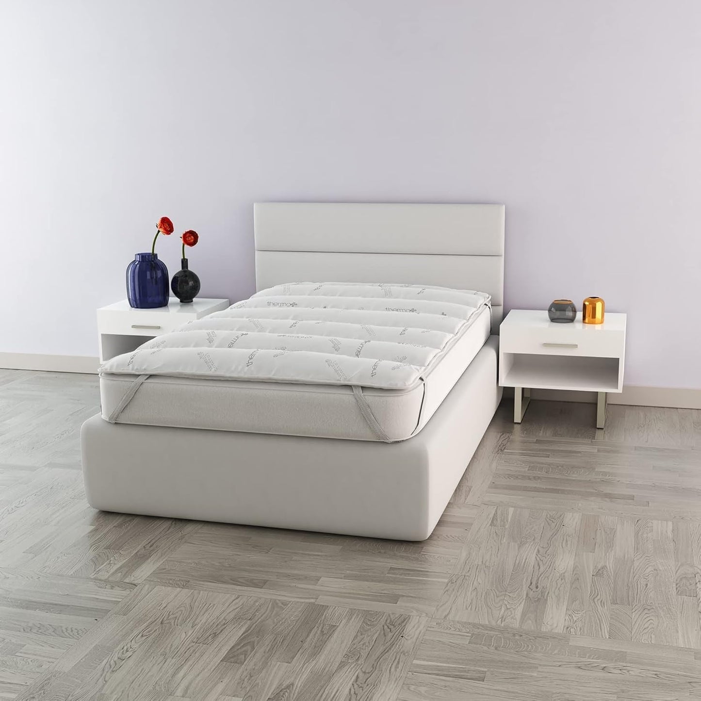 MB Home Italia, Topper, Termocontrol, Doble 160X195 Cm Edredones y edredones Naty Shop Individual 80X195 Cm Termocontrol