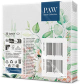 PAW - Servilletas de 3 capas (33 x 33 cm) I 20 piezas I Perfectas para cumpleaños, fiestas, bodas, comuniones y días festivos I Servilletas de papel de colores - Flores, rosas I Color: Momentos florales (Pack de 2)