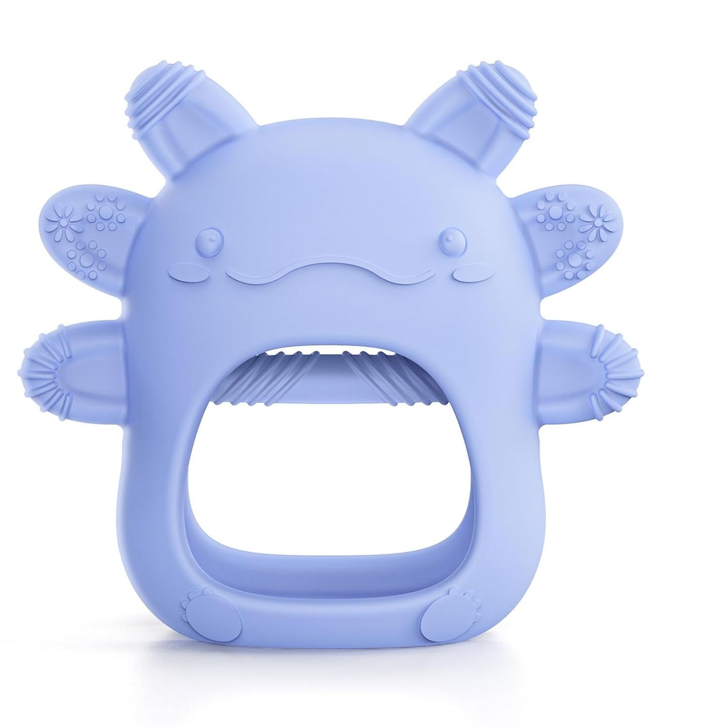 Akolik Mordedor para bebé de 0, 3, 6 y 9 meses, juguete y ayuda para morder, mordedor para bebé sin BPA, manoplas para la dentición, regalos seguros para alimentos para recién nacidos