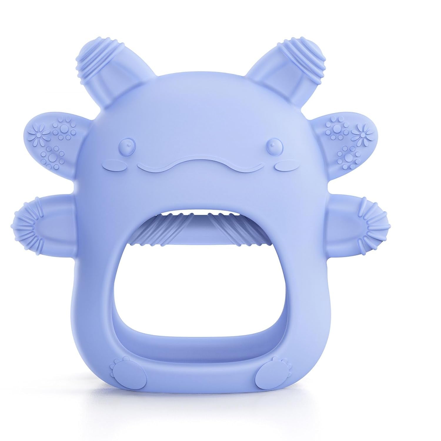 Akolik Mordedor para bebé de 0, 3, 6 y 9 meses, juguete y ayuda para morder, mordedor para bebé sin BPA, manoplas para la dentición, regalos seguros para alimentos para recién nacidos