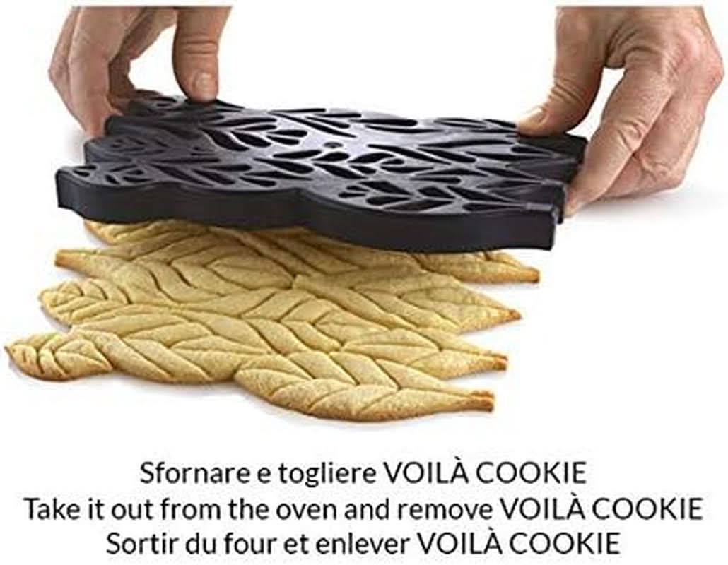 Silikomart, Voila Hojas De Galleta, 240mm X 150mm, Altura 20mm Cocina Naty Shop