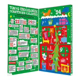 Calendario de Adviento de chocolate belga Fairtrade Tony's Chocolonely - 24 días, 10 deliciosas variedades
