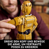 LEGO Star Wars C-3PO B, Droide para construir, Modelo para coleccionar, construir y exhibir, Idea de regalo nostálgica para adultos y fanáticos, Pieza de coleccionista, Juego de fantasía 75398 Juegos de construcción Besuche den LEGO-Store