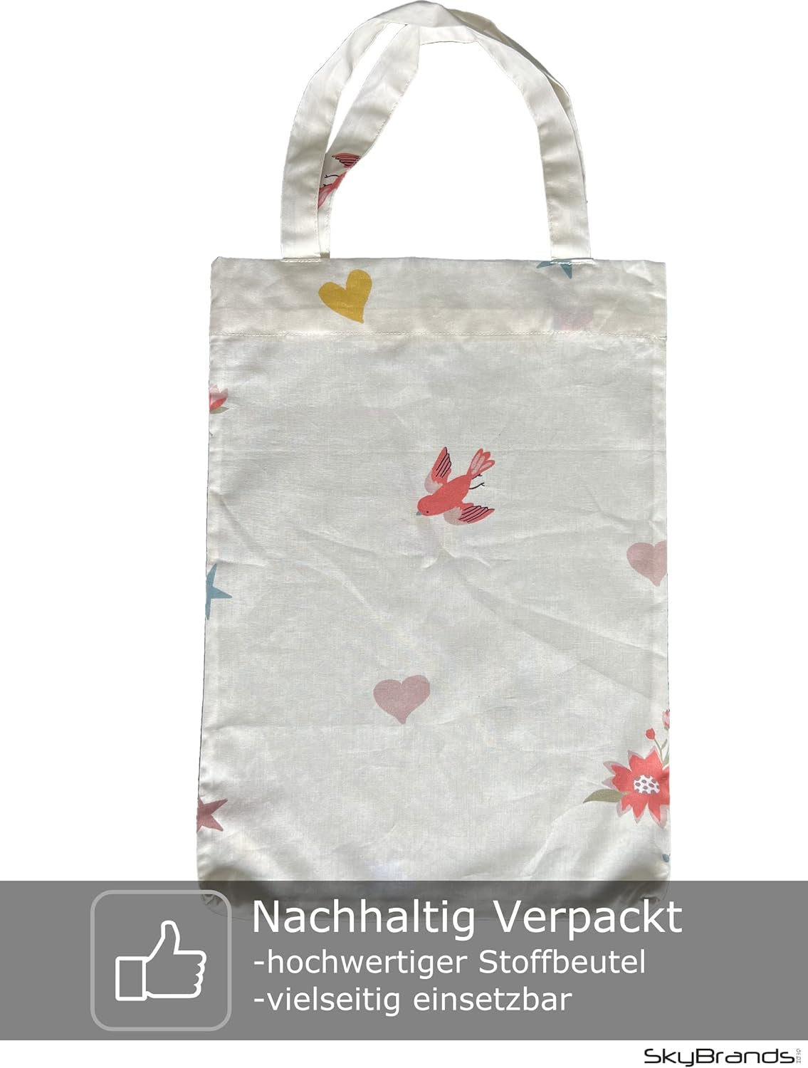 Skybrands Bettwäsche Prinzessin 135X200 [Mit Beutel] Einhorn Mädchen Bettwäsche Baumwolle 2 TLG. 1X Bettbezug 1X Kissenbezug Tienda Naty